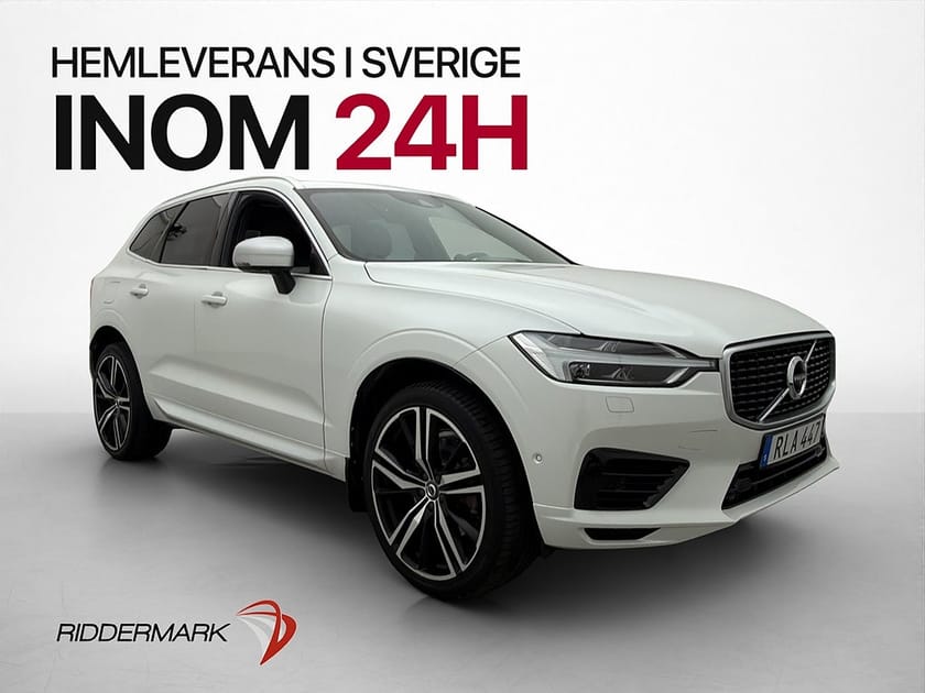 Bild 1 av Volvo XC60 T8 AWD 408hk R-Design Pano B&W HuD 360° Drag Navi