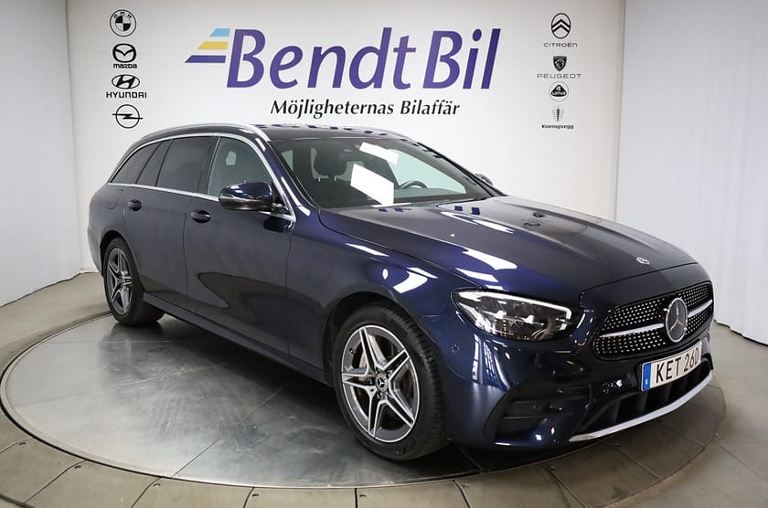 Bild 1 av Mercedes-Benz E 300 T de AMG Line SE Edition Drag Förarassitentsystem
