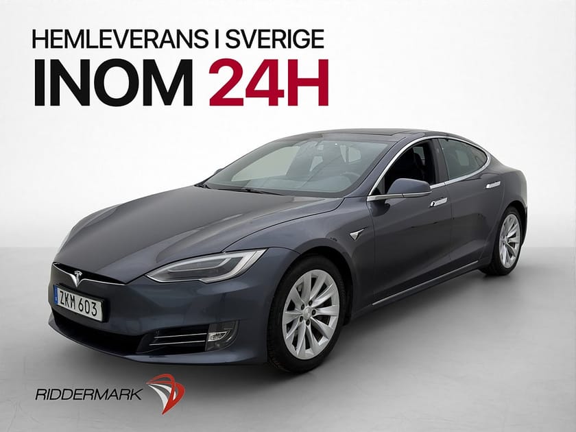 Bild 1 av Tesla Model S 75D AWD Pano Kamera Svensksåld