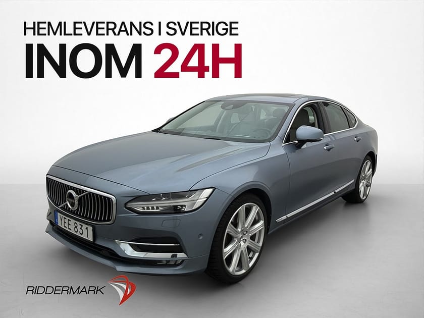 Bild 1 av Volvo S90 T6 AWD Inscription Luftfjädring Värmare Pano B&W