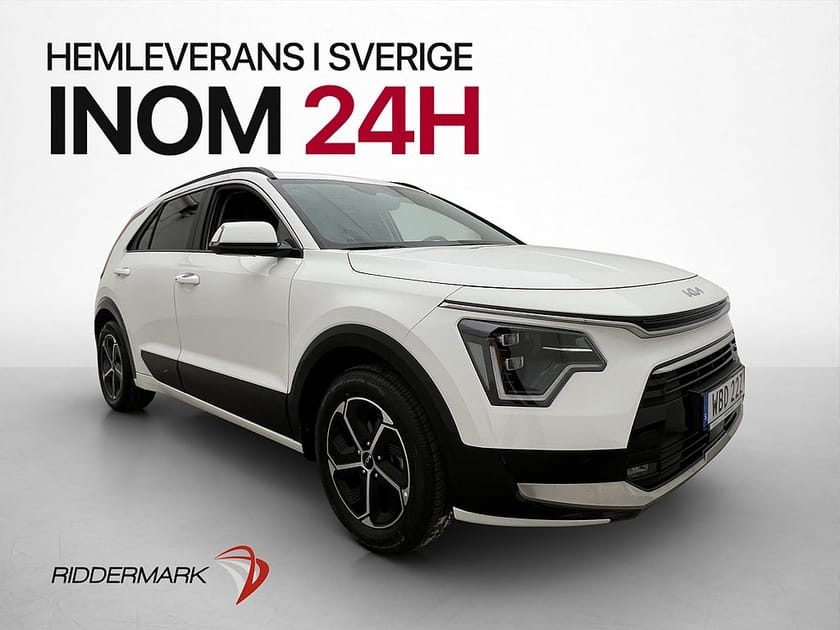 Bild 1 av Kia Niro Hybrid 141hk Action Kamera Navi Halvskinn CarPlay