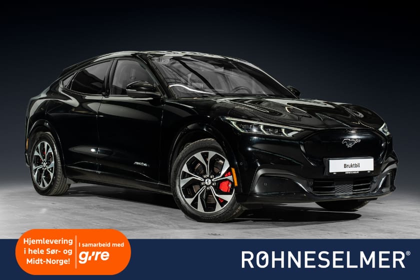 Bilde 1 av Ford Mustang Mach-E Long Range AWD 540km Krok App Forvarme Pano B&O