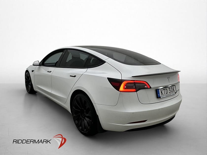 Bild 5 av Tesla Model 3 Performance AWD Ljus Interiör Pano AP Värmepum