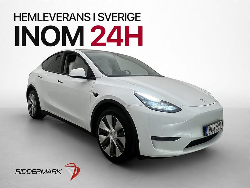 Bild 1 av Tesla Model Y Long Range AWD Ljus Interiör Svensksåld