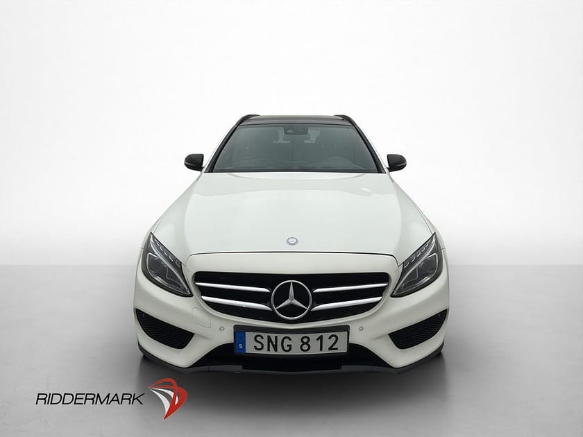 Bild 2 av Mercedes-Benz C 220 T d 4MATIC 220d 4M AMG Line Pano Burmester Navi Drag