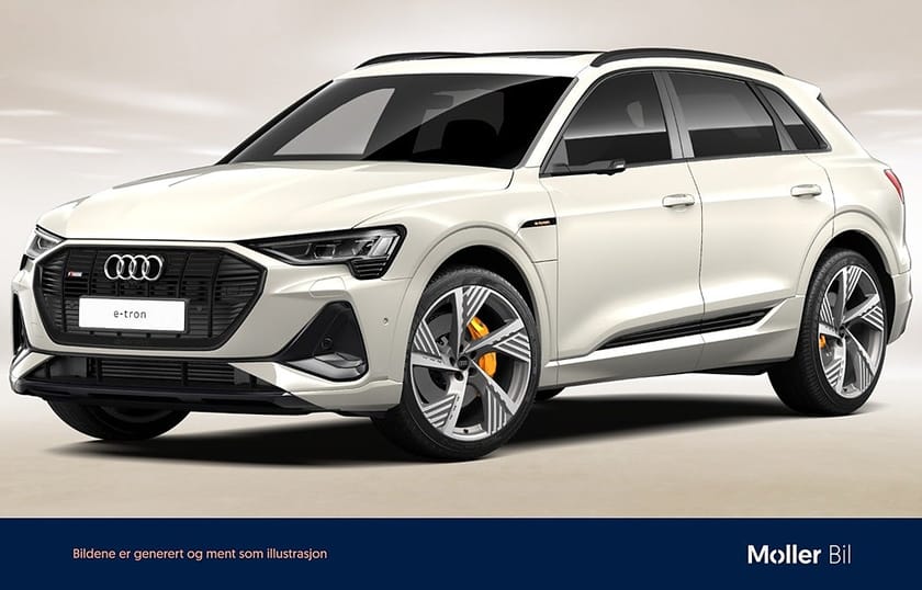 Bild 1 av Audi e-tron 55 quattro 408hk S-LINE Pano/Luft/Drag/VirtuellaSpeglar