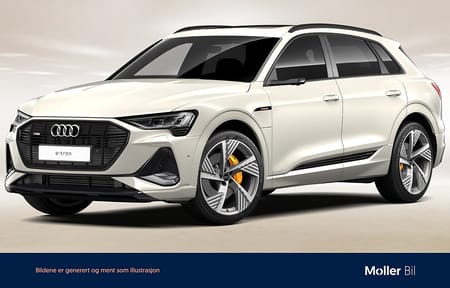 Audi e-tron 55 quattro 408hk S-LINE Pano/Luft/Drag/VirtuellaSpeglar