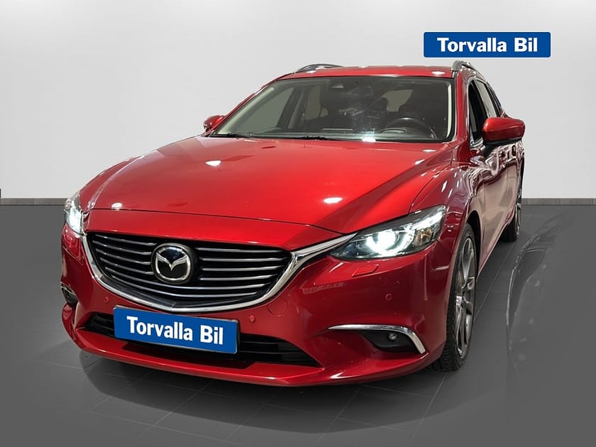Bild 1 av Mazda 6 Wagon 2.5 SKYACTIV-G Optimum Fullservad Läder Navi HuD