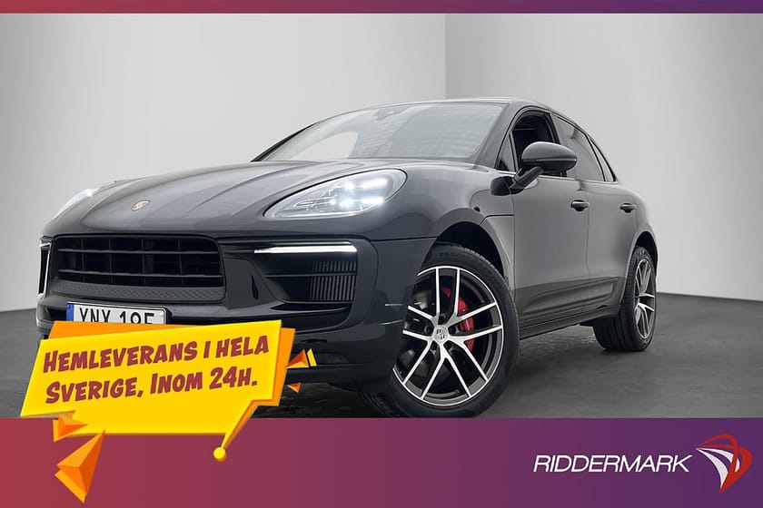 Bild 1 av Porsche Macan S PDK 380hk Sport Chrono Pano Kamera 14-Vägs