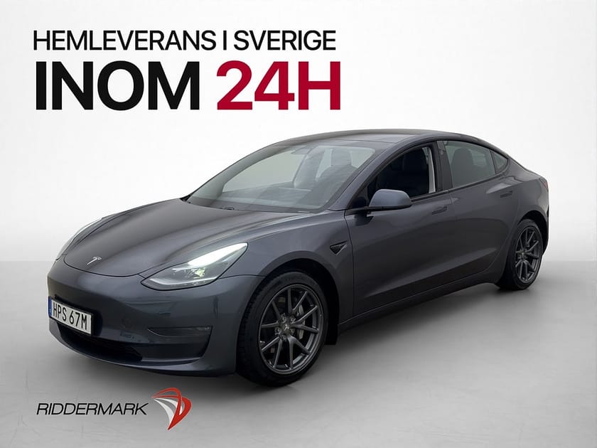 Bild 1 av Tesla Model 3 Long Range AWD Pano Skinn Parkeringsklimat