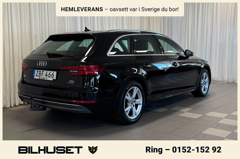 Bild 3 av Audi A4 Avant 2.0 TDI Quattro Pano Nykamrem Värmare Drag