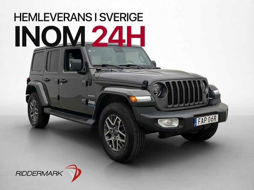 Bild 1 av Jeep Wrangler Unlimited 4xe Sahara Alpine Drag Kamera