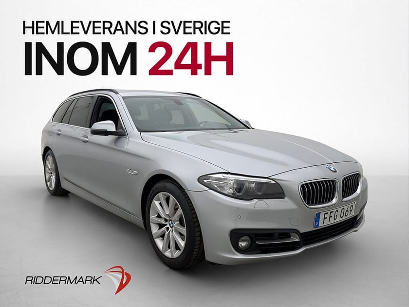 Bild 3 av BMW 520d xDrive Touring 190hk Skinn Drag Sensorer Farthållare
