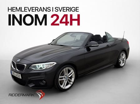 BMW 220i Convertible 220 Cab 184hk M-Sport Navigation Hifi Sensorer