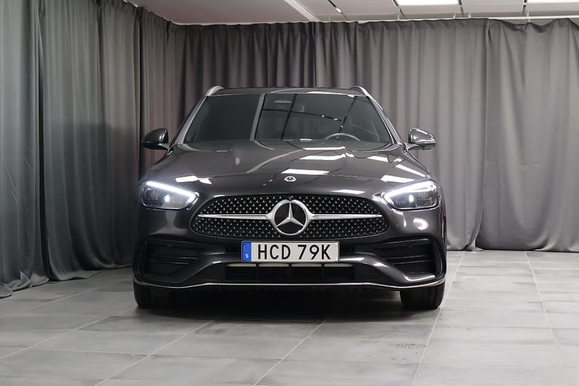 Bild 3 av Mercedes-Benz C 300 T e AMG Premium Burmester Drag Digital Light Leasebar
