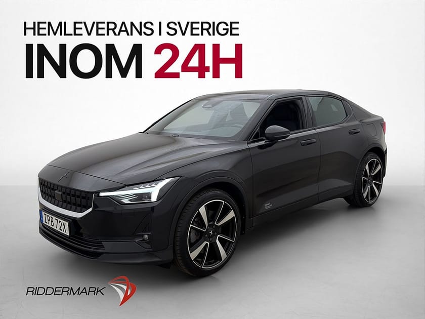 Bild 1 av Polestar 2 Long range Dual motor 408hk Pano H/K Drag 360°
