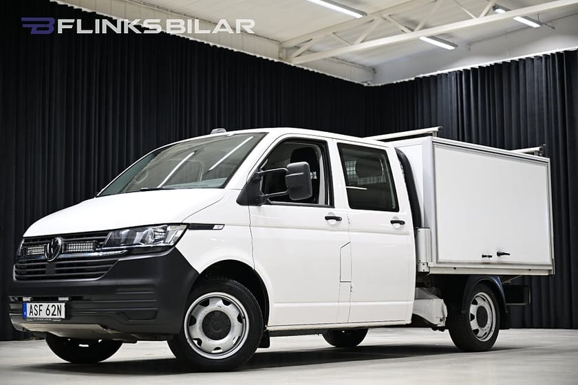 Bild 2 av Volkswagen Transporter Chassi Dubbelhytt 4M 150HK Dubbelhytt|Kåpa|Inredd|Leasbar|Lågmil|Leasbar