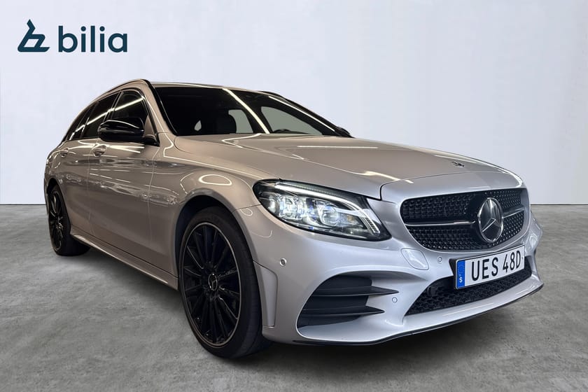 Bild 2 av Mercedes-Benz C 220 T d 4MATIC – Night Edition, Vhjul dubb, drag, backkamera