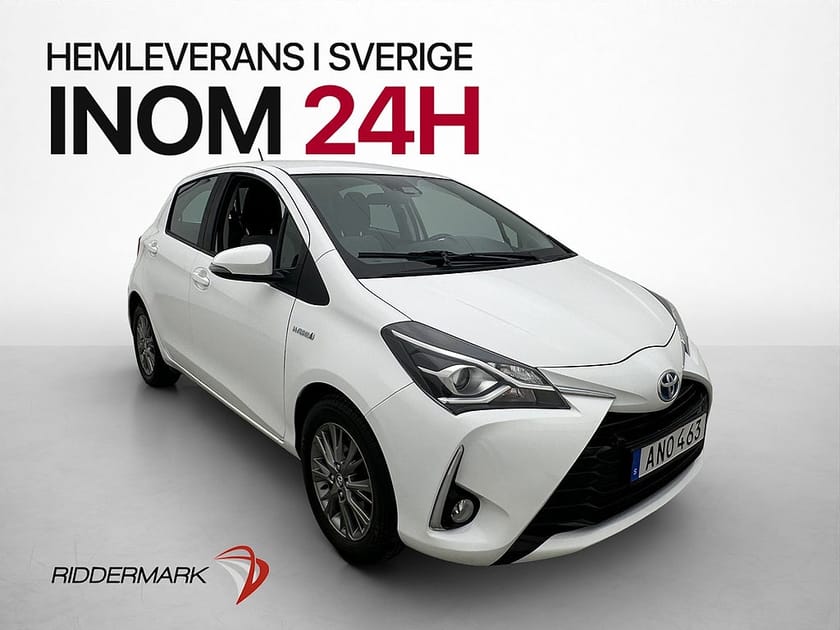 Bild 1 av Toyota Yaris Hybrid e-CVT 101hk Active Kamera Farthållare