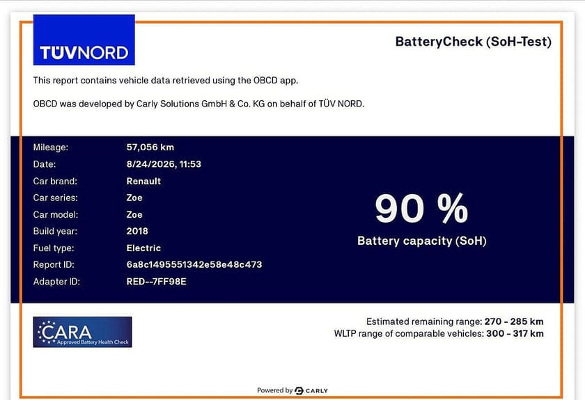Bild 2 av Renault ZOE R110 41 kWh Friköpt Batteri Backkamera Låga Mil