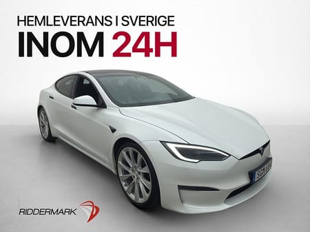 Tesla Model S AWD Svensksåld Luftfjäd Pano Yoke-Ratt MOMS