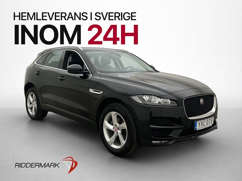 Bild 1 av Jaguar F-Pace 20d AWD 180hk Panorama Kamera CarPlay Skinn