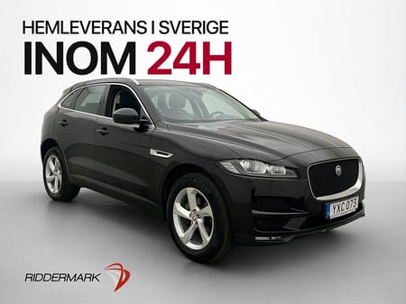 Jaguar F-Pace 20d AWD 180hk Panorama Kamera CarPlay Skinn