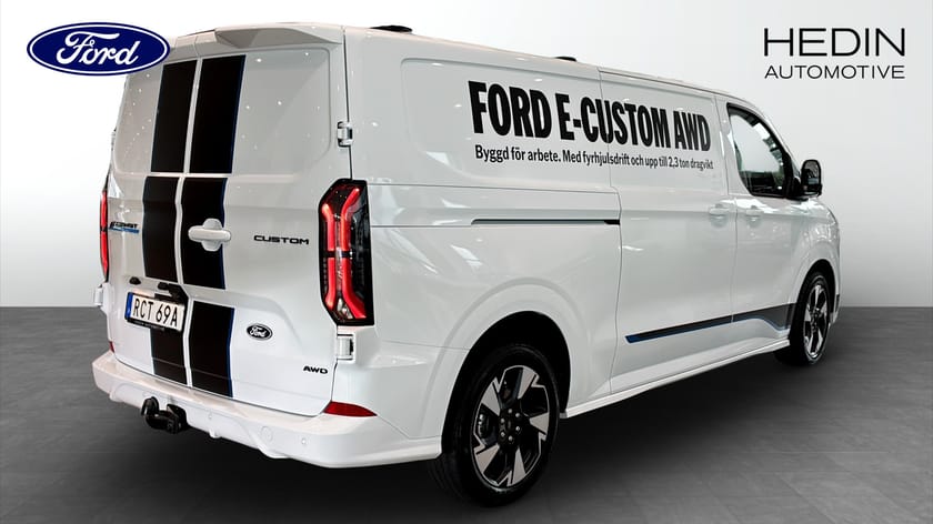 Bild 2 av Ford E-Transit Custom 340 AWD E-Custom Sport Skåp 82,5 KWh 218hk L2