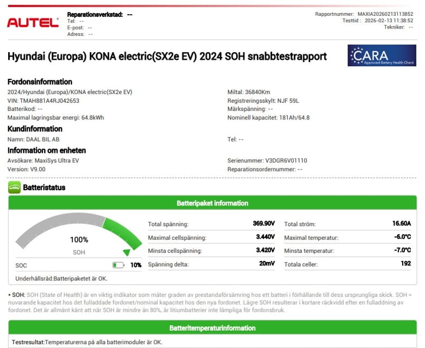 Bild 2 av Hyundai Kona Electric Long Range 65,4 kWh 218HK ESSENTIAL