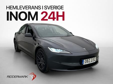 Tesla Model 3 Long Range AWD Pano Värmepump AP Kamera Drag
