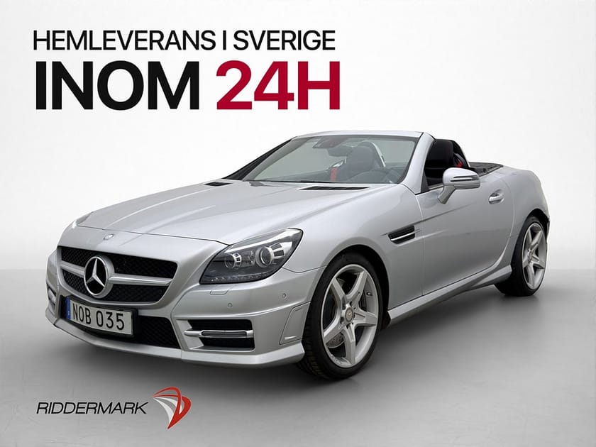 Bild 1 av Mercedes-Benz SLK 200 AMG Sport Hardtop Pano Skinn Två-Bruk