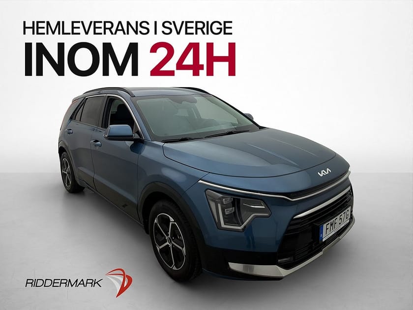 Bild 1 av Kia Niro Hybrid 141hk HUD H/K Kamera Värmare CarPlay Navi