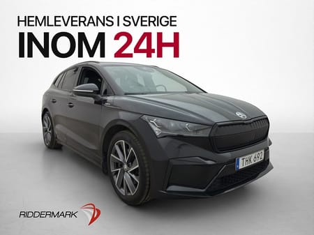 Škoda Enyaq iV 80 Skoda 204hk Sportline Värmare Drag Kamera CarPlay