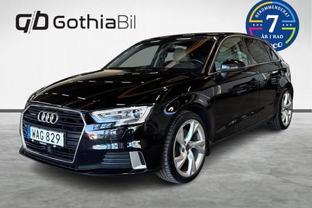 Audi A3 Sportback 2.0 TDI Aut quattro S 184hk Panorama GPS 18"
