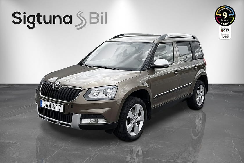 Bild 1 av Škoda Yeti Outdoor Skoda 4x4 Businessline 160 hk/Drag/P-sensorer/Värmare