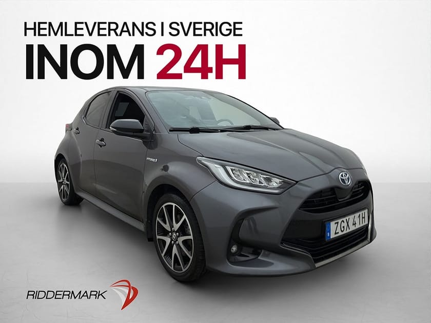 Bild 1 av Toyota Yaris Hybrid Style Kamera Skinn Adaptiv-fart Rattvärme