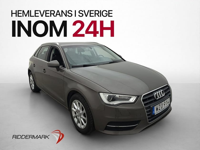 Bild 1 av Audi A3 Sportback TFSI 110hk Bluethooth Låg-Skatt 0.5l/mil