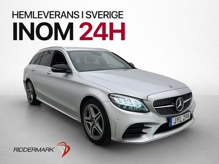 Mercedes-Benz C 200 T C200 AMG Line 184hk Kamera Skinn Navi Drag