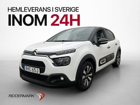 Citroën C3 1.2 PureTech Sensorer CarPlay En-Brukare MOMS