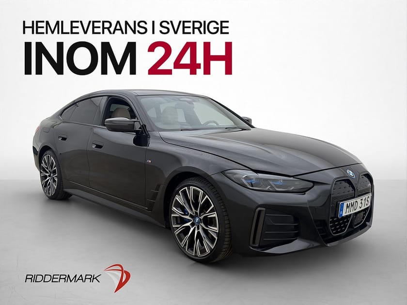Bild 1 av BMW i4 M50 xDrive Gran Coupé 544hk M-Sport Laser H/K  Pano 360°