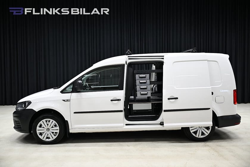 Bild 2 av Volkswagen Caddy Maxi Van DSG 150HK Inredd|Dubbelgolv|Drag|Värmare|EnÄgare|SeUtr!