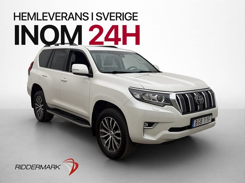 Bild 3 av Toyota Land Cruiser 2.8 D 4WD 177hk Skinn Drag Värm 2Brukare