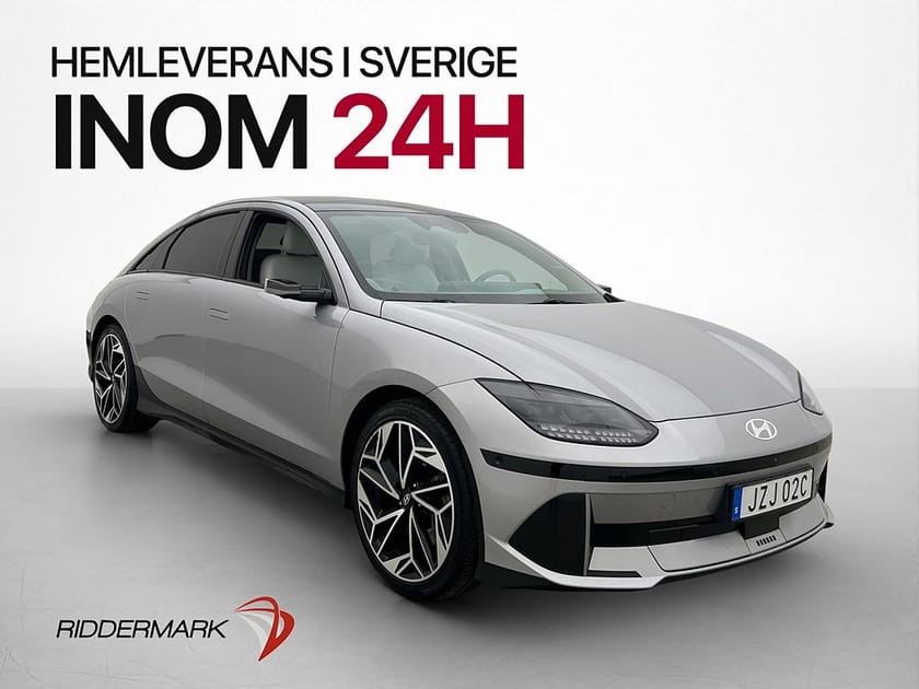 Bild 1 av Hyundai Ioniq 6 77.4 kWh AWD Drag Värm Pano BOSE 360° Skinn