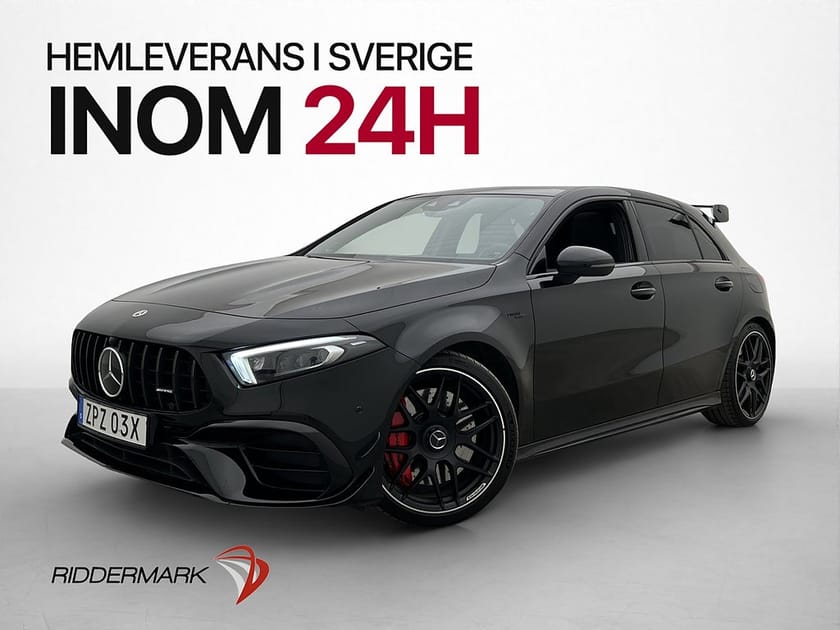 Bild 3 av Mercedes-Benz AMG A 45 S 4MATIC+ 421hk 4M+ Pano Aero Wide Burmester