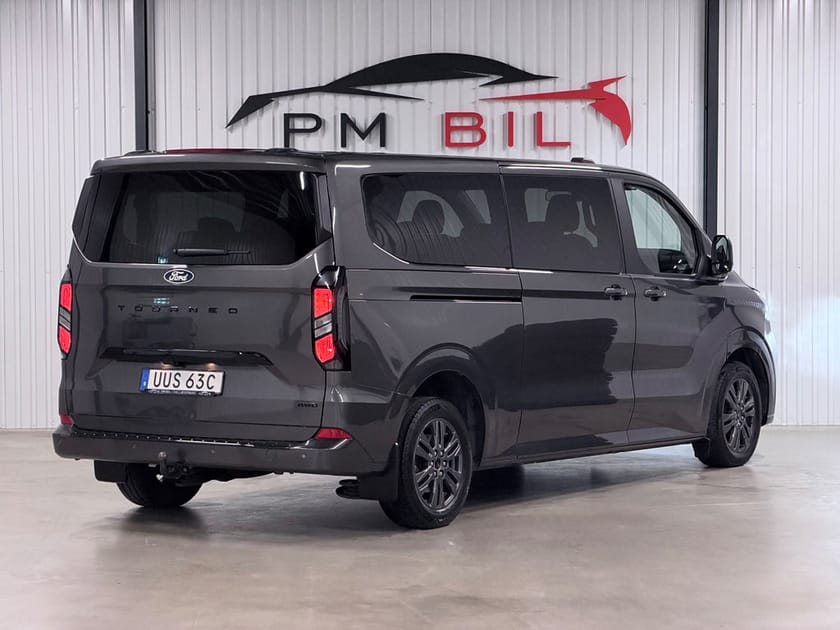 Bild 4 av Ford Tourneo Custom 320 320L 2.0 AWD / 9-Sits / Läder / S&V-Hjul / Moms