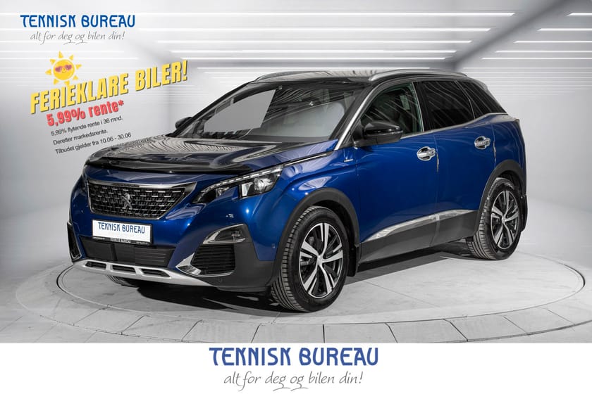 Bilde 1 av Peugeot 3008 GT Line 1,5d 130HK Aut. El.Sete, Eber, R.Kamera, Krok