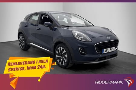 Ford Puma EcoBoost Hybrid 125hk Titanium Sensorer CarPlay