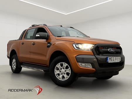Ford Ranger Dubbelhytt Wildtrak 3.2 4x4 Värmare Kamera Dragkrok