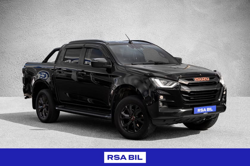 Bilde 1 av Isuzu D-Max Dobbelcab 1,9 Dob Cab Black/Magnum Edition. H feste/Nybilgaranti