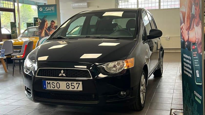 Bild 2 av Mitsubishi Colt 5-dörrar 1.3 ClearTec AS&G |2501Mil|Dragkrok|3,45%ränta
